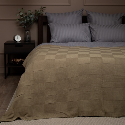 Плед 150*200см акрил DOLCE ОЛИВКОВЫЙ Buenas Noches SV 1520 OLV фото 2