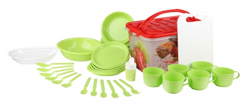 Набор для пикника 15л Гурман (6 персон) Ассорти M3059 ОТВ фото 2