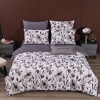 КПБ Евро сатин 50*70см+70*70см ЛЮКС ЦВЕТЫ Viva Home Textile