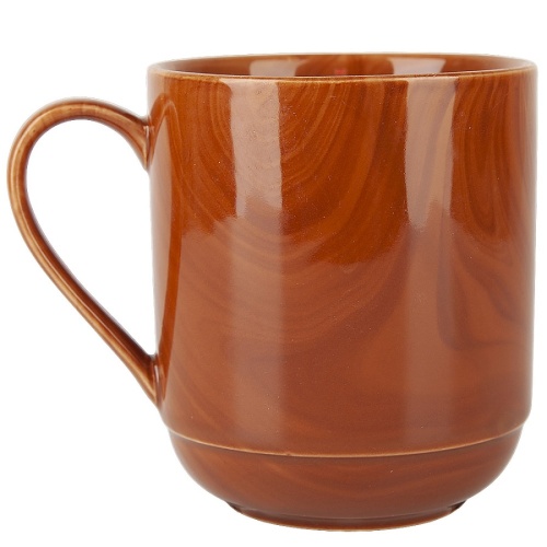 Кружка фарфор 320мл WOODEN GRAIN Nouvelle Home 1730309 фото 3