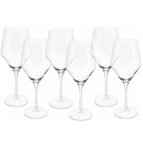 Набор бокалов для вина 6шт 455мл GISELLE недекорированные Crystalex 40753/455 фото 2