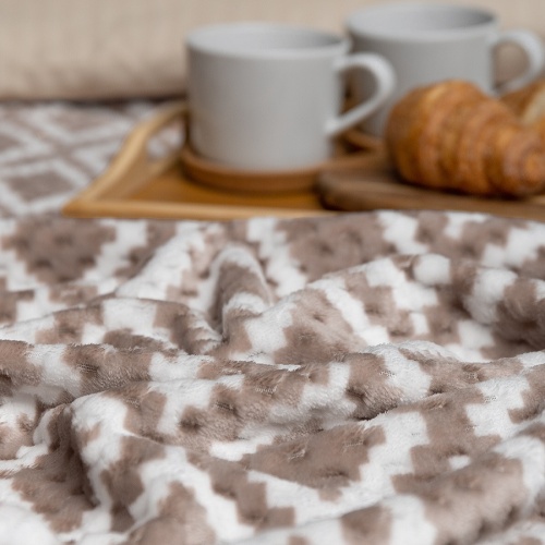 Плед 200*220см фланель БЕЖЕВЫЙ Absolute TF FNJp BE-GY3 006/2022 NC фото 3 Плед 200*220см фланель БЕЖЕВЫЙ Absolute TF FNJp BE-GY3 006/2022 NC фото 3