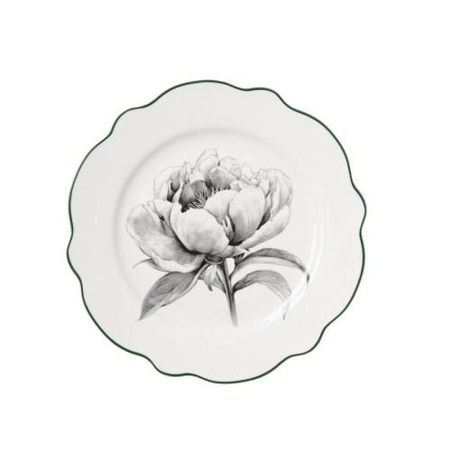 Тарелка десертная фарфор 19см ФЛОРЕС Home Queen 77414