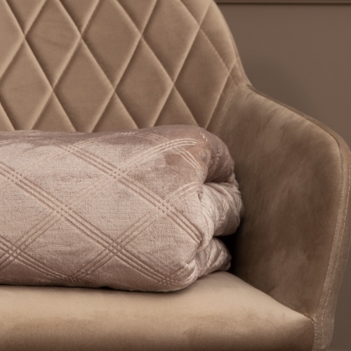 Плед 200*220см фланель C-Клетка КОРИЧНЕВЫЙ Absolute TF FNE BR2 011/2022 NC фото 6