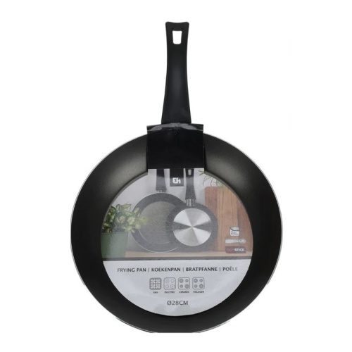 Сковорода 28см Купман BLACK штампованный алюм. АП 011000040 фото 2