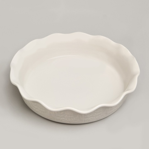 Форма для выпечки керамика Пирог 26,5см BEIGE Agness 780-126 фото 2