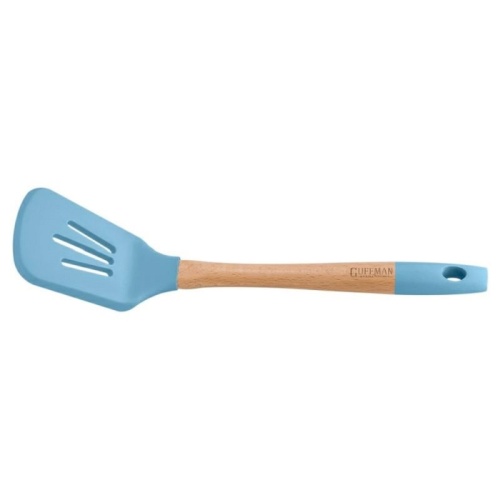 Лопатка силиконовая 35*8*5см BLUE с прорезями Guffman M04-022-B фото 2