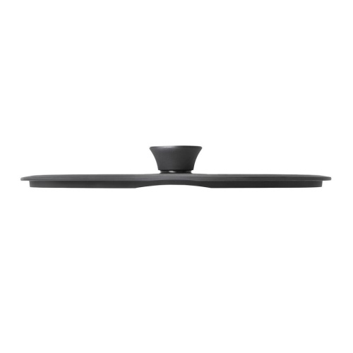 Крышка 28см Home Queen RED HOT стеклянная с силикон. ручкой и ободом 77479 фото 3