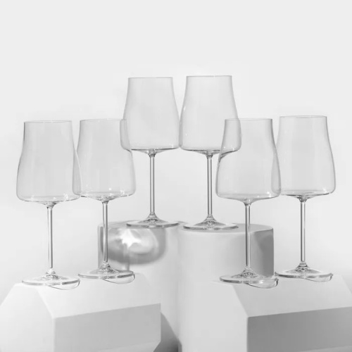 Набор бокалов для вина 6шт 600мл ALEX недекорированные Crystalex 40950/600 фото 2