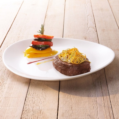 Тарелка для стейка белое стекло 30см ФРЕНДС ТАЙМ Luminarc V7027 фото 2