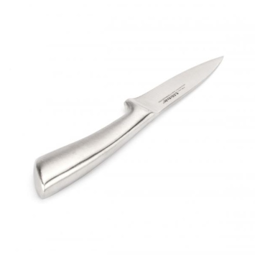 Нож для овощей 9см STEEL стальная ручка Attribute AKS504 фото 4