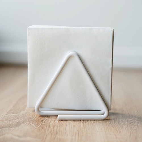 Салфетница металл 9,5*9,5*10,5см ГЕОМЕТРИЯ белый Магамакс LB-22-WT фото 4 Салфетница металл 9,5*9,5*10,5см ГЕОМЕТРИЯ белый Магамакс LB-22-WT фото 4