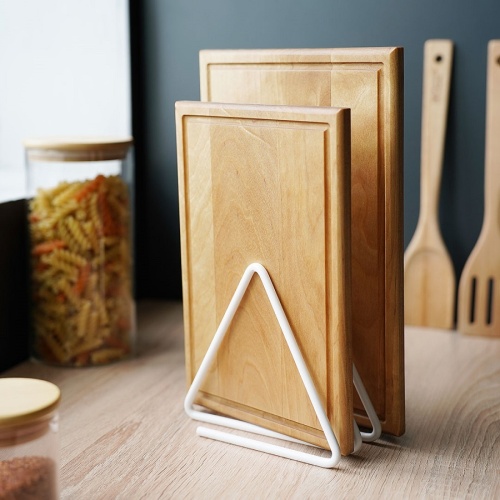 Подставка для досок 3 секции 11,8*15*13,3см ГЕОМЕТРИЯ белый Магамакс LB-23-WT фото 3 Подставка для досок 3 секции 11,8*15*13,3см ГЕОМЕТРИЯ белый Магамакс LB-23-WT фото 3