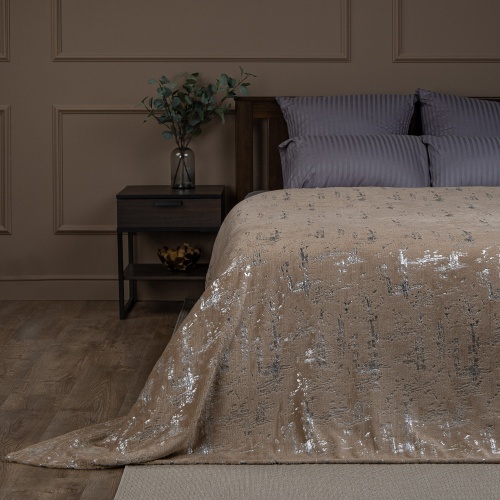 Плед 150*200см фланель S-Мазки СЕРО-БЕЖЕВЫЙ Absolute TF FNL BEGY1-SL 1520 фото 3 Плед 150*200см фланель S-Мазки СЕРО-БЕЖЕВЫЙ Absolute TF FNL BEGY1-SL 1520 фото 3