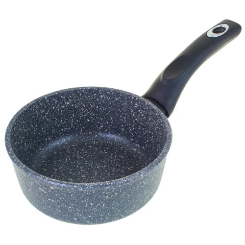 Ковш антипр. покр. 1,0л Традиция МРАМОР без крышки ТМ1161 фото 2 Ковш антипр. покр. 1,0л Традиция МРАМОР без крышки ТМ1161 фото 2