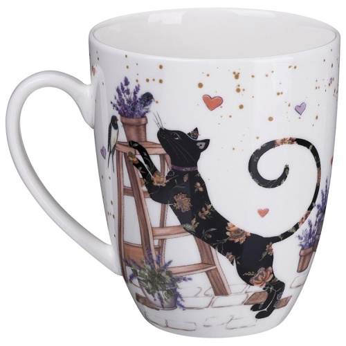 Кружка фарфор 430мл ЛАВАНДОВЫЕ КОТЫ Lefard 425-163 фото 2