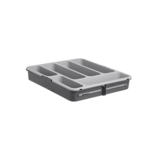 Лоток для столовых приборов 35*31см раздвижной Gondol G-87-GR фото 2