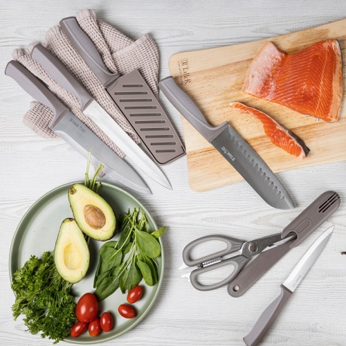 Нож универсальный 13см КОМФОРТ в футляре Taller TR-22034 фото 5