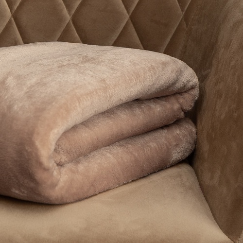 Плед 150*200см фланель БЕЖЕВЫЙ Absolute TF FNP BE8 1520 фото 4