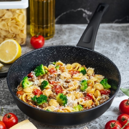 Сковорода 24см Tesoro MOLISE BLUE литой алюм. АП индукция TM2124i фото 8