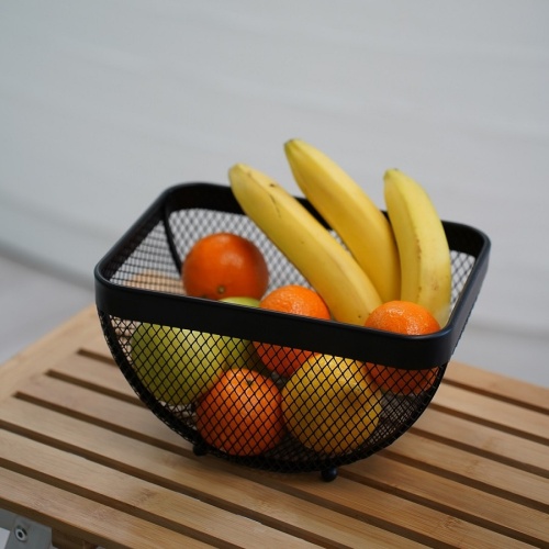 Фруктовница металл 27,8*20,5*14,5см ЧЕРНЫЙ Магамакс LB-6 фото 2
