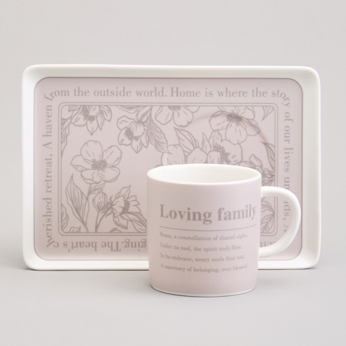 Чайная пара фарфор 210мл LOVING FAMILY Lefard 756-483 фото 2