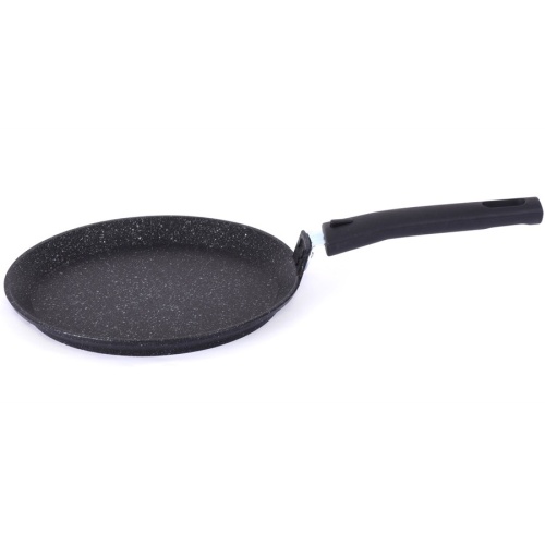 Сковорода блинная 22см Kukmara МРАМОРНАЯ литой алюм. АП со съем. ручкой (темный) сбмт220-1а 1/8 фото 2