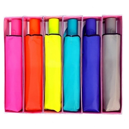 Зонт-автомат жен. 102см 9 спиц 6 цветов Diniya 173 фото 6