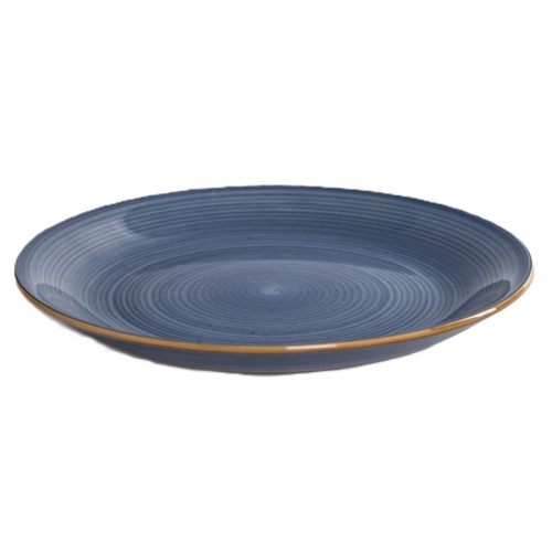 Тарелка обеденная керамика 24,8см TWIST грозовое небо Domenik DMD201 фото 2