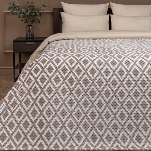 Плед 200*220см фланель БЕЖЕВЫЙ Absolute TF FNJp BE-GY3 006/2022 NC фото 2 Плед 200*220см фланель БЕЖЕВЫЙ Absolute TF FNJp BE-GY3 006/2022 NC фото 2