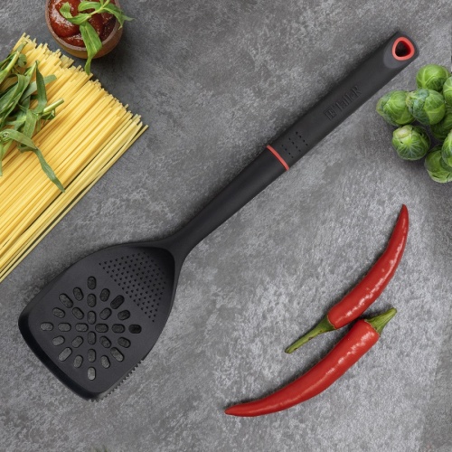 Лопатка пластиковая 35,5см ТЕНДЕНЦИЯ с прорезями Taller TR-51425 фото 2