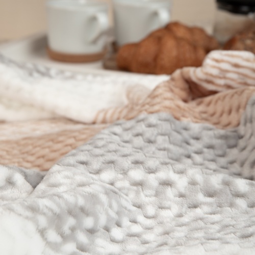 Плед 150*200см фланель БЕЖЕВЫЙ Absolute TF FNJPs BE 1520 фото 4