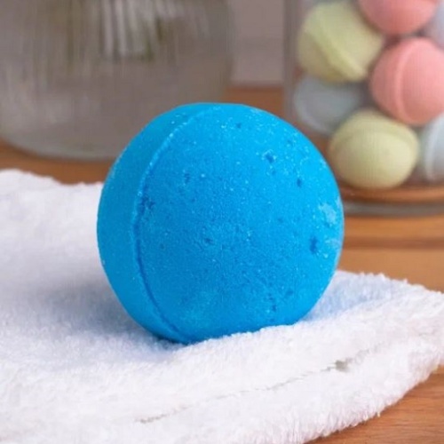 Соль для ванны бурлящая FABRIK COSMETOLOGY 120г Шарик Ice-cream bomb Черника фото 3