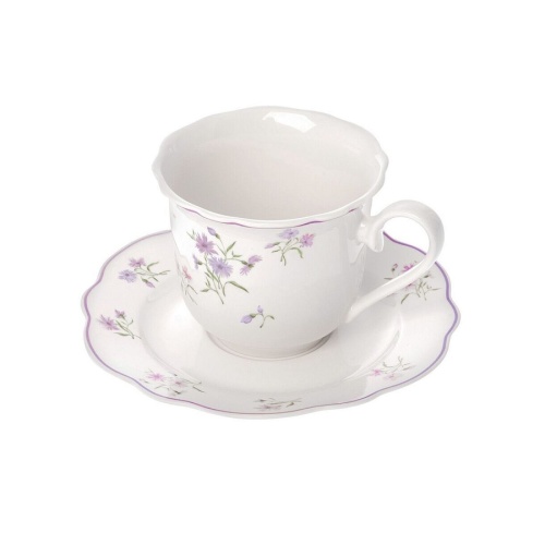 Чайная пара фарфор 250мл ЛЕТНИЕ ВОСПОМИНАНИЯ Home Queen 77254 фото 2