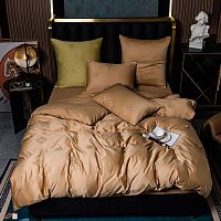 КПБ Евро (простыня на резинке) сатин-жаккард 50*70см ГЕОМЕТРИЯ Viva Home Textile