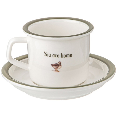 Чайная пара фарфор 200мл FAMILY HOUSE Lefard 263-1323 фото 2 Чайная пара фарфор 200мл FAMILY HOUSE Lefard 263-1323 фото 2