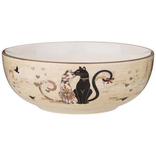 Салатник керамика 16,5см 800мл ПАРИЖСКИЕ КОТЫ Agness 358-1745 фото 2