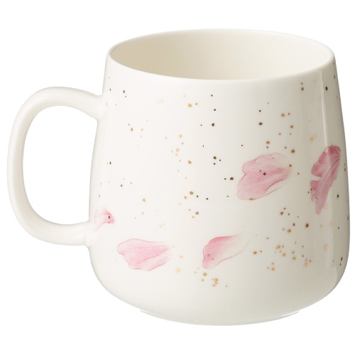 Кружка фарфор 400мл SUNDAY КРОЛИКИ розово-зеленый Lefard 85-1848 фото 2