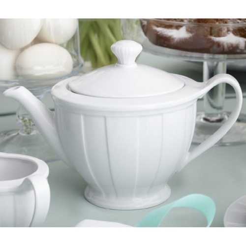 Чайник заварочный фарфор 1100мл Cmielow OKTAWA недекорированный E20002/0565550 фото 2