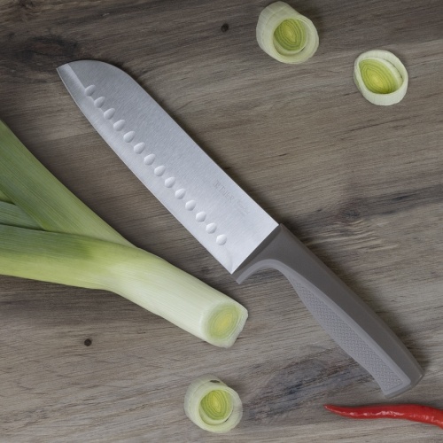 Нож для нарезки 17,5см КОМФОРТ Сантоку в футляре Taller TR-22033 фото 3