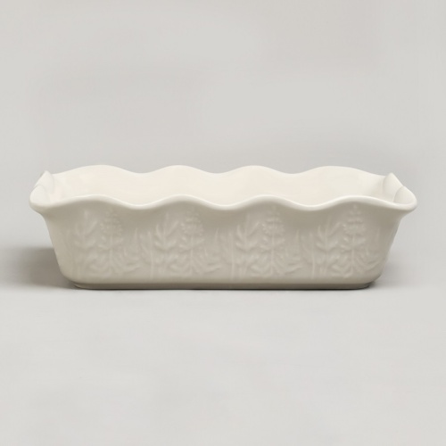 Форма для запекания керамика 32*24см BEIGE прямоугольная Agness 780-122 фото 2