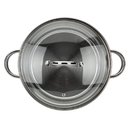 Кастрюля нерж. сталь 4,8л Attribute GRACE со стекл. крышкой индукция ASG024 фото 4 Кастрюля нерж. сталь 4,8л Attribute GRACE со стекл. крышкой индукция ASG024 фото 4