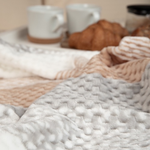 Плед 200*220см фланель БЕЖЕВЫЙ Absolute TF FNJPs BE 2022 фото 4