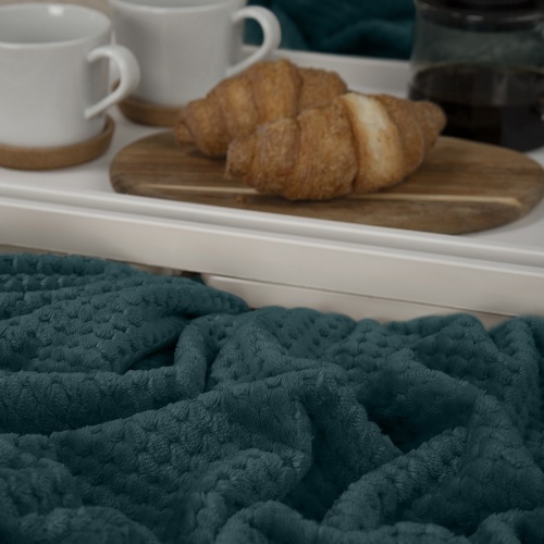 Плед 150*200см фланель R-Ромбики ЗЕЛЕНЫЙ Absolute TF FNJ DKGR3 031/1520 NC фото 3