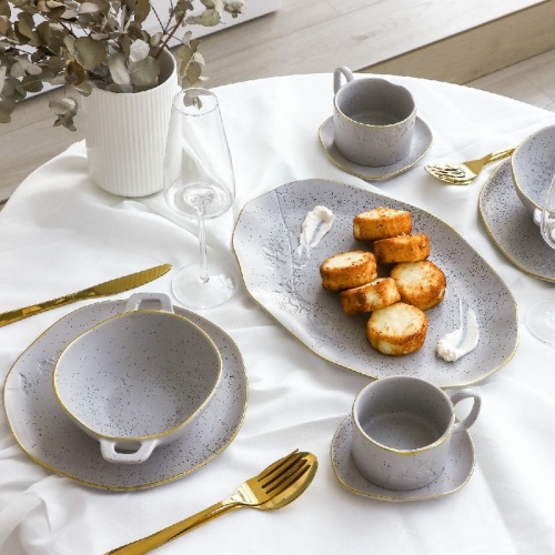 Тарелка десертная керамика 23см СКАНДИ Dolce Ceramo 10182354 фото 7