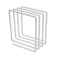 Подставка для досок 3 секции 16,5*16,5*12,5см КВАДРО белый Магамакс LB-25-WT