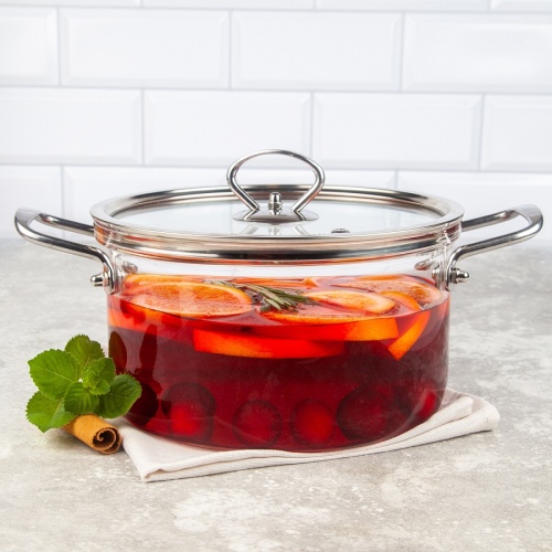 Кастрюля жар. стекло 2,3л Appetite STUDIO со стекл. крышкой CRF-4 фото 2