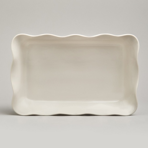 Форма для запекания керамика 28,5*18см BEIGE прямоугольная Agness 780-123 фото 4