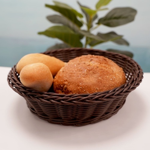 Корзина для хлеба 25*7см Магамакс ПОЛИРОТАНГ коричневый Zong-08 фото 4 Корзина для хлеба 25*7см Магамакс ПОЛИРОТАНГ коричневый Zong-08 фото 4