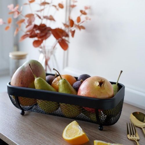 Фруктовница металл 30*16*8,5см ЧЕРНЫЙ Магамакс LB-5 фото 3 Фруктовница металл 30*16*8,5см ЧЕРНЫЙ Магамакс LB-5 фото 3